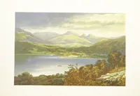 An illustration from English Lake Scenery. Illustrated with a series of coloured plates from drawings by A. F. Lydon (1880)