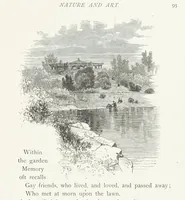 An illustration from Nature and Art: poems and pictures from the best authors and artists. Compiled by L. R. Estes. Illustrated with ... etchings ... and ... illustrations, etc (1890)