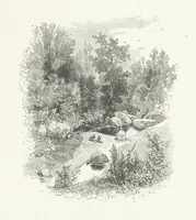 An illustration from Nature and Art: poems and pictures from the best authors and artists. Compiled by L. R. Estes. Illustrated with ... etchings ... and ... illustrations, etc (1890)