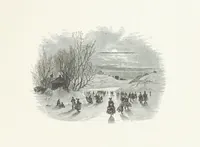An illustration from Nature and Art: poems and pictures from the best authors and artists. Compiled by L. R. Estes. Illustrated with ... etchings ... and ... illustrations, etc (1890)