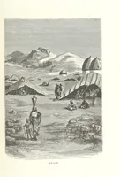 An illustration from Kabyles et Kroumirs ... Dessins de MM. Andrieux, Duhousset, C. Gosselin, II. Vogel, d'après le croquis de l'auteur. Gravure de F. Méaulle (1882)