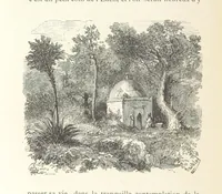 An illustration from Kabyles et Kroumirs ... Dessins de MM. Andrieux, Duhousset, C. Gosselin, II. Vogel, d'après le croquis de l'auteur. Gravure de F. Méaulle (1882)