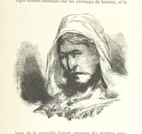 An illustration from Kabyles et Kroumirs ... Dessins de MM. Andrieux, Duhousset, C. Gosselin, II. Vogel, d'après le croquis de l'auteur. Gravure de F. Méaulle (1882)