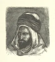 An illustration from Kabyles et Kroumirs ... Dessins de MM. Andrieux, Duhousset, C. Gosselin, II. Vogel, d'après le croquis de l'auteur. Gravure de F. Méaulle (1882)
