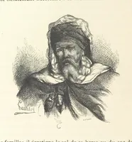 An illustration from Kabyles et Kroumirs ... Dessins de MM. Andrieux, Duhousset, C. Gosselin, II. Vogel, d'après le croquis de l'auteur. Gravure de F. Méaulle (1882)