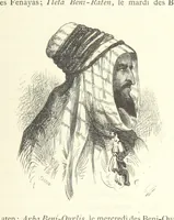 An illustration from Kabyles et Kroumirs ... Dessins de MM. Andrieux, Duhousset, C. Gosselin, II. Vogel, d'après le croquis de l'auteur. Gravure de F. Méaulle (1882)