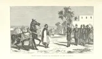 An illustration from Kabyles et Kroumirs ... Dessins de MM. Andrieux, Duhousset, C. Gosselin, II. Vogel, d'après le croquis de l'auteur. Gravure de F. Méaulle (1882)
