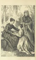 An illustration from Christmas Stories. Blade-O'-Grass, Golden Grain, and Bread and Cheese and Kisses (1874)