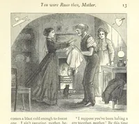 Picture 33 of 42 from Christmas Stories. Blade-O'-Grass, Golden Grain, and Bread and Cheese and Kisses (1874), leaf 217