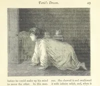 Picture 38 of 42 from Christmas Stories. Blade-O'-Grass, Golden Grain, and Bread and Cheese and Kisses (1874), leaf 253