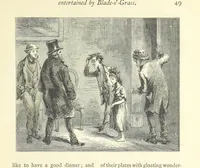 Picture 9 of 42 from Christmas Stories. Blade-O'-Grass, Golden Grain, and Bread and Cheese and Kisses (1874), leaf 57