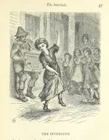 An illustration from Christmas Stories. Blade-O'-Grass, Golden Grain, and Bread and Cheese and Kisses (1874)
