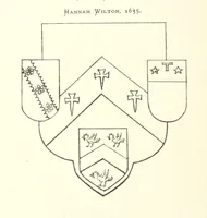 Picture 10 of 49 from The Church Heraldry of Norfolk: a description of all coats of arms on brasses, monuments, etc., now to be found in the county. Illustrated ... With Notes from the inscriptions attached (1885), leaf 104