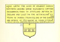 Picture 22 of 49 from The Church Heraldry of Norfolk: a description of all coats of arms on brasses, monuments, etc., now to be found in the county. Illustrated ... With Notes from the inscriptions attached (1885), leaf 247