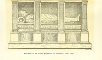 An illustration from The Church Heraldry of Norfolk: a description of all coats of arms on brasses, monuments, etc., now to be found in the county. Illustrated ... With Notes from the inscriptions attached (1885)