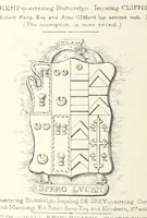 Picture 5 of 49 from The Church Heraldry of Norfolk: a description of all coats of arms on brasses, monuments, etc., now to be found in the county. Illustrated ... With Notes from the inscriptions attached (1885), leaf 66