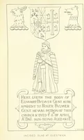 An illustration from The Church Heraldry of Norfolk: a description of all coats of arms on brasses, monuments, etc., now to be found in the county. Illustrated ... With Notes from the inscriptions attached (1885)