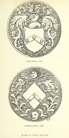 An illustration from The Church Heraldry of Norfolk: a description of all coats of arms on brasses, monuments, etc., now to be found in the county. Illustrated ... With Notes from the inscriptions attached (1885)