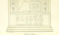 An illustration from The Church Heraldry of Norfolk: a description of all coats of arms on brasses, monuments, etc., now to be found in the county. Illustrated ... With Notes from the inscriptions attached (1885)