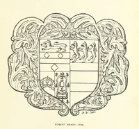 An illustration from The Church Heraldry of Norfolk: a description of all coats of arms on brasses, monuments, etc., now to be found in the county. Illustrated ... With Notes from the inscriptions attached (1885)