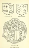 An illustration from The Church Heraldry of Norfolk: a description of all coats of arms on brasses, monuments, etc., now to be found in the county. Illustrated ... With Notes from the inscriptions attached (1885)