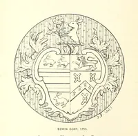 An illustration from The Church Heraldry of Norfolk: a description of all coats of arms on brasses, monuments, etc., now to be found in the county. Illustrated ... With Notes from the inscriptions attached (1885)