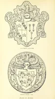 An illustration from The Church Heraldry of Norfolk: a description of all coats of arms on brasses, monuments, etc., now to be found in the county. Illustrated ... With Notes from the inscriptions attached (1885)