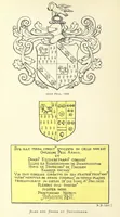 An illustration from The Church Heraldry of Norfolk: a description of all coats of arms on brasses, monuments, etc., now to be found in the county. Illustrated ... With Notes from the inscriptions attached (1885)