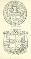 An illustration from The Church Heraldry of Norfolk: a description of all coats of arms on brasses, monuments, etc., now to be found in the county. Illustrated ... With Notes from the inscriptions attached (1885)