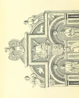 An illustration from The Church Heraldry of Norfolk: a description of all coats of arms on brasses, monuments, etc., now to be found in the county. Illustrated ... With Notes from the inscriptions attached (1885)