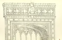 An illustration from The Church Heraldry of Norfolk: a description of all coats of arms on brasses, monuments, etc., now to be found in the county. Illustrated ... With Notes from the inscriptions attached (1885)