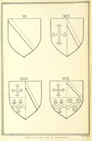 An illustration from The Church Heraldry of Norfolk: a description of all coats of arms on brasses, monuments, etc., now to be found in the county. Illustrated ... With Notes from the inscriptions attached (1885)