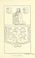 Picture 68 of 73 from The Church Heraldry of Norfolk: a description of all coats of arms on brasses, monuments, etc., now to be found in the county. Illustrated ... With Notes from the inscriptions attached (1885), leaf 553