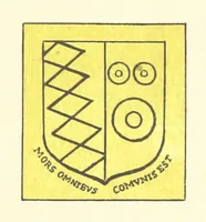 An illustration from The Church Heraldry of Norfolk: a description of all coats of arms on brasses, monuments, etc., now to be found in the county. Illustrated ... With Notes from the inscriptions attached (1885)