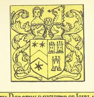 An illustration from The Church Heraldry of Norfolk: a description of all coats of arms on brasses, monuments, etc., now to be found in the county. Illustrated ... With Notes from the inscriptions attached (1885)