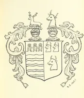 An illustration from The Church Heraldry of Norfolk: a description of all coats of arms on brasses, monuments, etc., now to be found in the county. Illustrated ... With Notes from the inscriptions attached (1885)