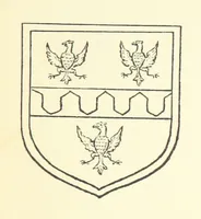 An illustration from The Church Heraldry of Norfolk: a description of all coats of arms on brasses, monuments, etc., now to be found in the county. Illustrated ... With Notes from the inscriptions attached (1885)