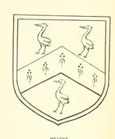 An illustration from The Church Heraldry of Norfolk: a description of all coats of arms on brasses, monuments, etc., now to be found in the county. Illustrated ... With Notes from the inscriptions attached (1885)