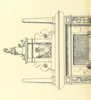 An illustration from The Church Heraldry of Norfolk: a description of all coats of arms on brasses, monuments, etc., now to be found in the county. Illustrated ... With Notes from the inscriptions attached (1885)