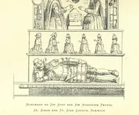 Picture 32 of 55 from The Church Heraldry of Norfolk: a description of all coats of arms on brasses, monuments, etc., now to be found in the county. Illustrated ... With Notes from the inscriptions attached (1885), leaf 179