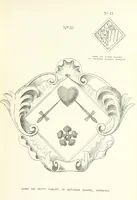 Picture 34 of 55 from The Church Heraldry of Norfolk: a description of all coats of arms on brasses, monuments, etc., now to be found in the county. Illustrated ... With Notes from the inscriptions attached (1885), leaf 201