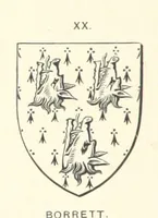 An illustration from The Church Heraldry of Norfolk: a description of all coats of arms on brasses, monuments, etc., now to be found in the county. Illustrated ... With Notes from the inscriptions attached (1885)