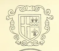 An illustration from The Church Heraldry of Norfolk: a description of all coats of arms on brasses, monuments, etc., now to be found in the county. Illustrated ... With Notes from the inscriptions attached (1885)