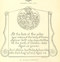 An illustration from The Church Heraldry of Norfolk: a description of all coats of arms on brasses, monuments, etc., now to be found in the county. Illustrated ... With Notes from the inscriptions attached (1885)