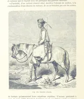 An illustration from Les Races Humaines ... Ouvrage illustré de 334 gravures dessinées sur bois, et de 8 chromo-lithographies, etc (1872)
