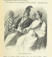 An illustration from The Human Race, ... illustrated by ... engravings on wood, and ... chromolithographs (1872)