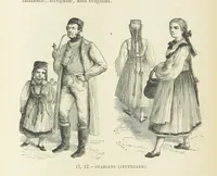 An illustration from The Human Race, ... illustrated by ... engravings on wood, and ... chromolithographs (1872)