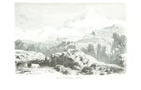 An illustration from La Terre et les Mers, ou description physique du globe. Ouvrage contenant 170 vignettes dessignées par K. Girardet, Lebreton, ... et 20 cartes physiques (1864)