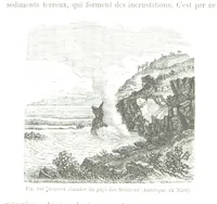 An illustration from La Terre et les Mers, ou description physique du globe. Ouvrage contenant 170 vignettes dessignées par K. Girardet, Lebreton, ... et 20 cartes physiques (1864)