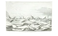 An illustration from La Terre et les Mers, ou description physique du globe. Ouvrage contenant 170 vignettes dessignées par K. Girardet, Lebreton, ... et 20 cartes physiques (1864)